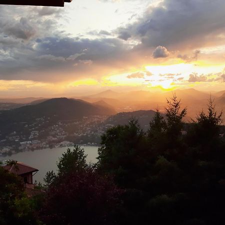 Il Nido Della Fenice Brunate Esterno foto